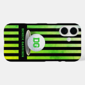 Golfspieler | Neue grüne Initiativen Case-Mate iPhone Hülle (Rückseite (Horizontal))