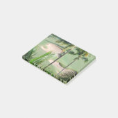 Golfspieler Post-it Klebezettel (angewinkelt)