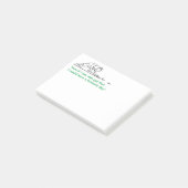 Golfspieler Posten-es-Anmerkungen Post-it Klebezettel (angewinkelt)