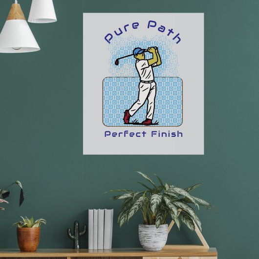 Golfspieler Poster (Wohnzimmer 1)