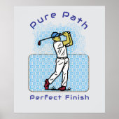 Golfspieler Poster (Vorne)