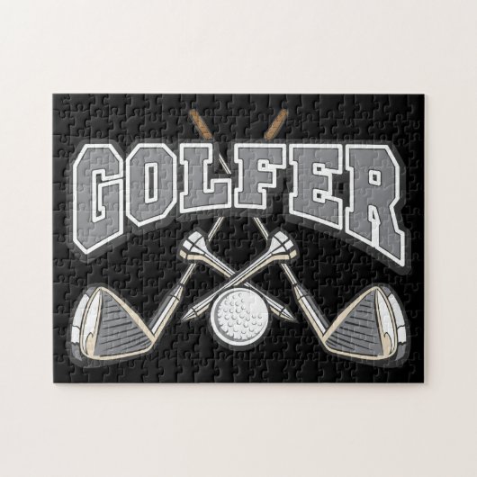 Golfspieler Puzzle (Horizontal)