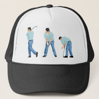 Golfspieler-Reihenfolge Truckerkappe