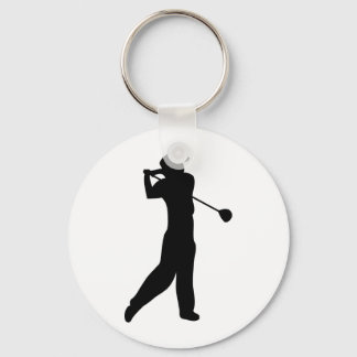 Golfspieler Schlüsselanhänger