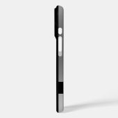 Golfspieler | Silver Initials Case-Mate iPhone Hülle (Rückseite / Links)