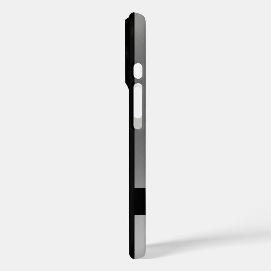 Golfspieler | Silver Initials Case-Mate iPhone Hülle (Rückseite / Links)