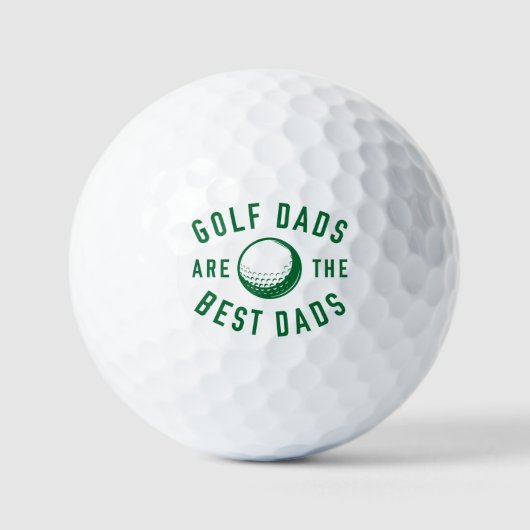 Golfspieler sind die besten Vater für Väter Golfball (Vorderseite)