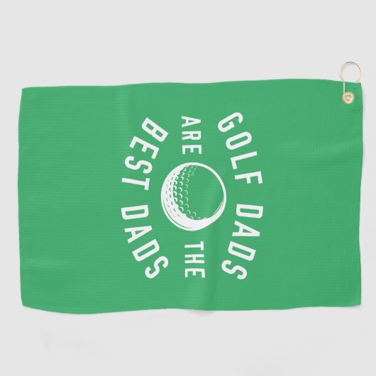 Golfspieler sind die besten Vater für Väter Golfhandtuch (Horizontal)