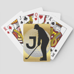 Golfspieler Spielkarten