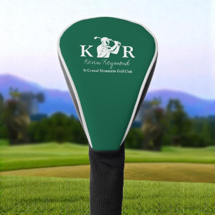 Golfspieler-Symbol Grün Golf Headcover