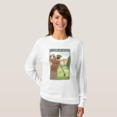 Golfspieler-Szene - Flachkopfsee, Montana T-Shirt (Vorne ganz)