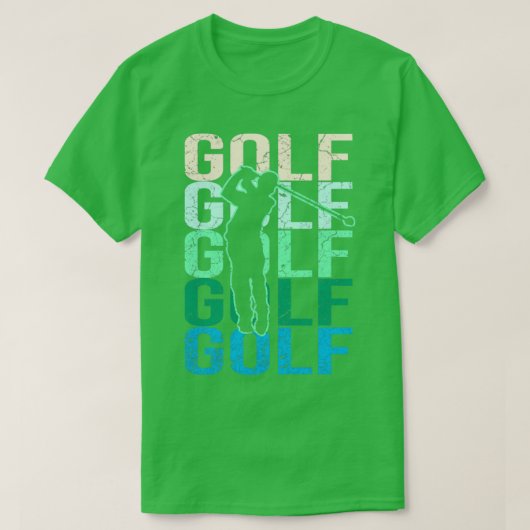 Golfspieler T-Shirt (Design vorne)