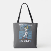 Golfspieler Tasche (Rückseite)