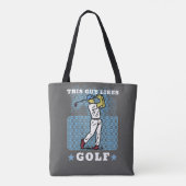 Golfspieler Tasche (Rückseite)