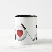 Golfspieler-Tasse Tasse (Zentrum)