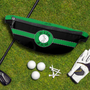 Golfspieler-Tee Golf Sport Humor Monogramm Schwarz Bauchtasche