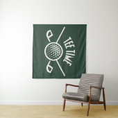 Golfspieler Tee-Zeit Wandteppich (Beispiel (Horizontal))