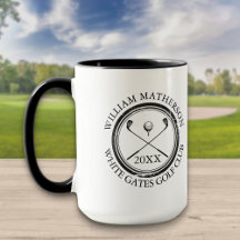 Golfspieler- und Clubname, Datum Schwarz-Weiß-Golf