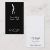 Golfspieler Visitenkarte (Vorne/Hinten)