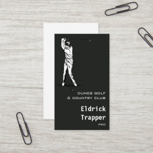 Golfspieler Visitenkarte