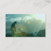 Golfspieler-Visitenkarte Visitenkarte (Rückseite)