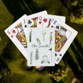 Golfspielkarten Spielkarten