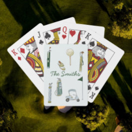 Golfspielkarten Spielkarten