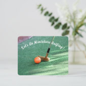 Golfspieltag Einladung (Stehend Vorderseite)