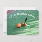 Golfspieltag Einladung (Vorderseite)