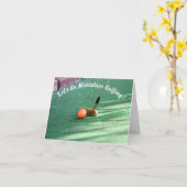 Golfspieltag Karte (Gelbe Blume)