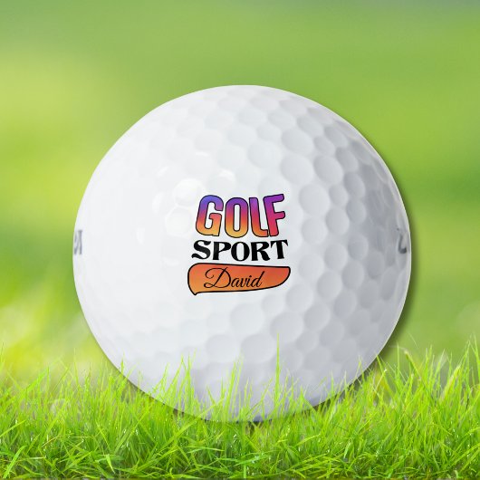 Golfsport bietet einen individuellen Golfball