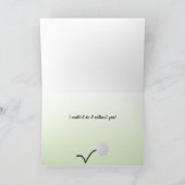 Golfsport Dankeskarte (Innenseite)