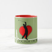 Golfsport Doctor ekline Medizin Gesundheitswesen Tasse (Zentrum)