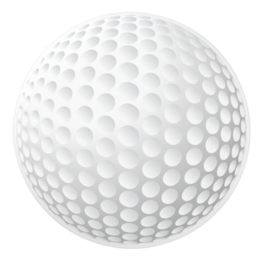 Golfsport Keramikknauf (Vorderseite)