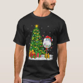 Golfsport Lover Matching Weihnachtsmannmütze Golf  T-Shirt (Vorderseite)