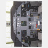 GOLFSTREAM 6200 COCKPIT FLEECEDECKE (Vorderseite)