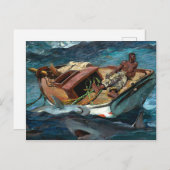 Golfstrom-Malerei von Winslow Homer Postkarte (Vorne/Hinten)