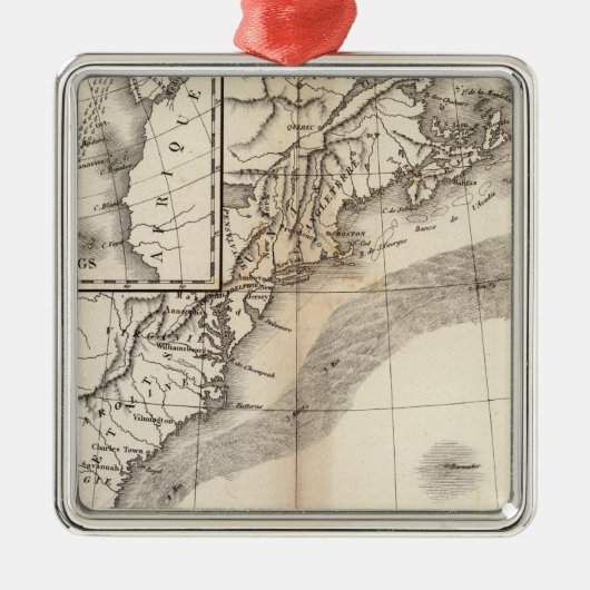 Golfstrom Silbernes Ornament (Vorne)