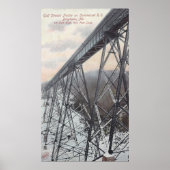 Golfstrom Trestle auf der Somerset-Bahn Poster (Vorne)