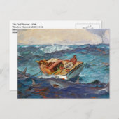 Golfstrom von Winslow Homer Postkarte (Vorne/Hinten)