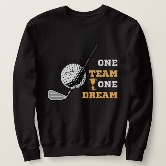 GOLFT-Shirt Sweatshirt (Design vorne)