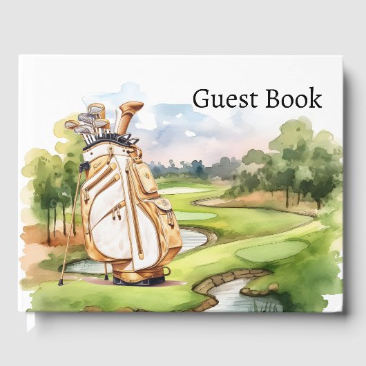 Golftasche Gästebuch (Vorderseite)