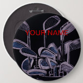 GOLFTASCHE-KNOPF BUTTON (Vorne & Hinten)