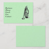 Golftasche Visitenkarte (Vorne/Hinten)