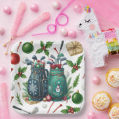 Golftasche Weihnachtsgeschenke für Golfer Pappteller (Party)
