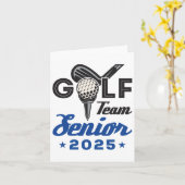 Golfteam Senior 2025 Abschluss Night Cl 2025 Karte (Gelbe Blume)