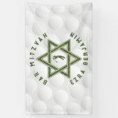 Golfthema Golf Bar Mitzvah Banner (Vertikal)