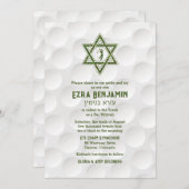 Golfthema Golf Bar Mitzvah Einladung (Vorne/Hinten)