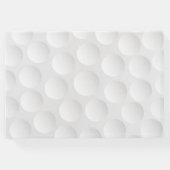 Golfthema Golf Bar Mitzvah Gästebuch (Rückseite)