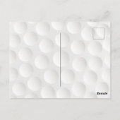 Golfthema Golf Bar Mitzvah Vielen Dank Postkarte (Rückseite)